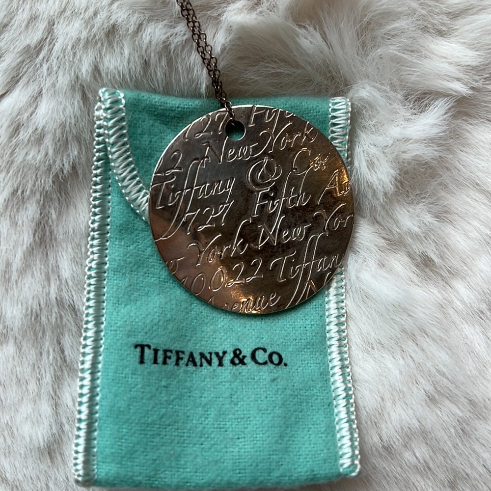 Vintage Tiffany 925 necklace - rare with longer chain